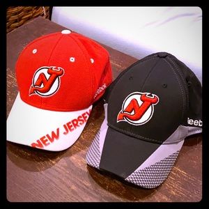 (2) New Jersey Devils Hats fitted